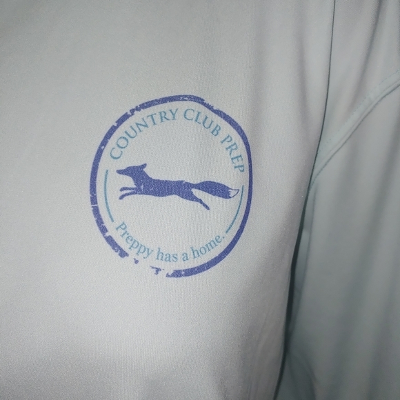 Country Club Prep Sky Blue long sleeved shirt Mens L Large - Picture 5 of 7